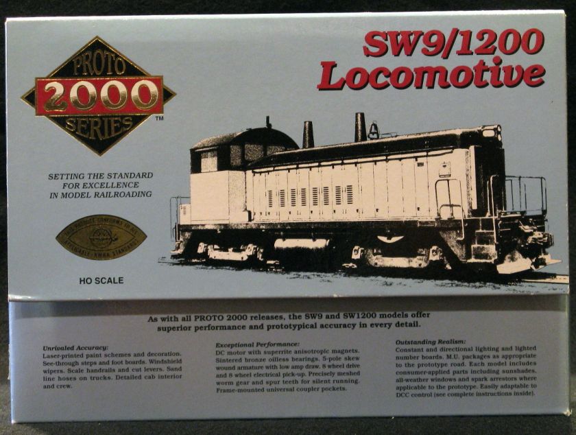 Proto 2000 HO Gauge SW9/1200 LOCOMOTIVE GREAT NORTHERN Diesel Engine 