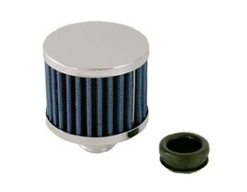 PUSH IN CHR BREATHER/FILTER 1OS DIA.NECK HI FLOW BLUE 89601480565 