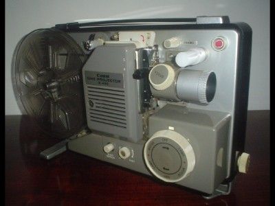 CANON S 400 SUPER 8 STAND 8mm MOVIE PROJECTOR ADJ SPEED  