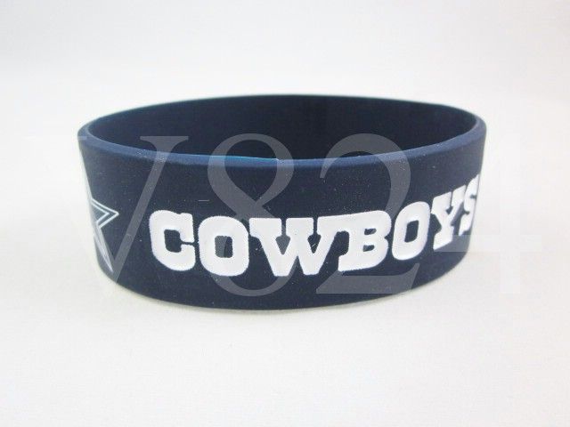 NFL Dallas COWBOYS Wristbands Bulk Bandz Bracelet A  
