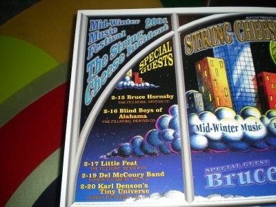 STRING CHEESE INCIDENT 01 5 Panel UNCUT Festival Poster  