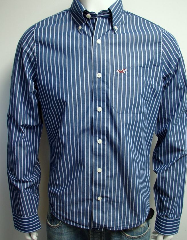   Classic Striped Button Up Shirt 100% AUTHENTIC 2011 SMALL  