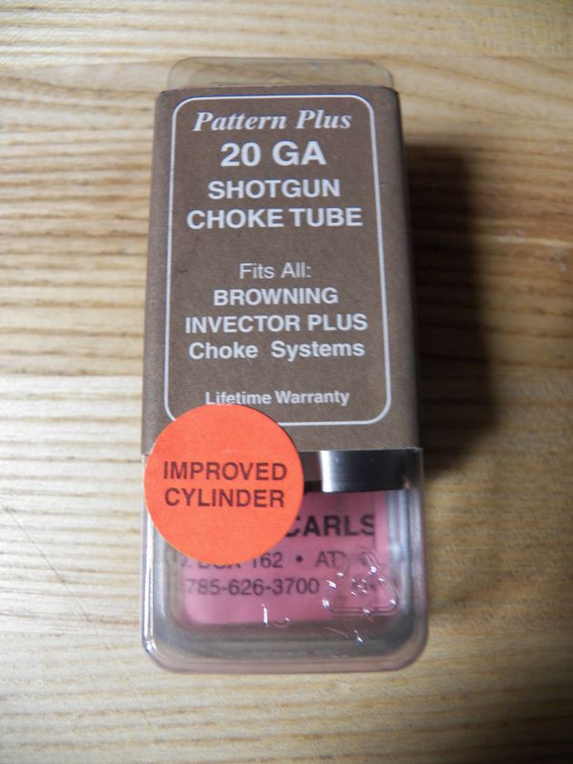   Pattern Plus 20 Ga I/C Shotgun Choke Tube Browning Invector Plus