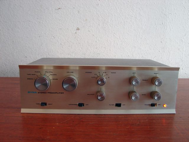 VINTAGE DYNAKIT PAS 2 TUBE STEREOPHONIC PREAMPLIFIER PREAMP NICE 