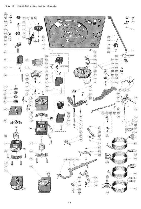 DUAL 1225 Turntable   Parts   Please see description  