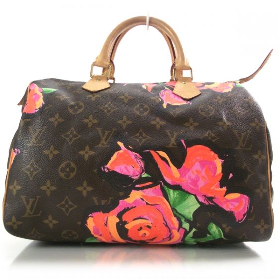 LOUIS VUITTON Stephen Sprouse ROSES SPEEDY 30 Bag LV  