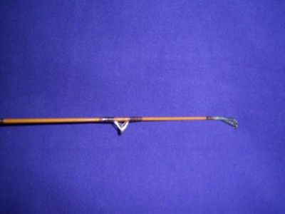 Vintage Fenwick Yellow Fiberglass Casting Rod w Featherweight Champion 