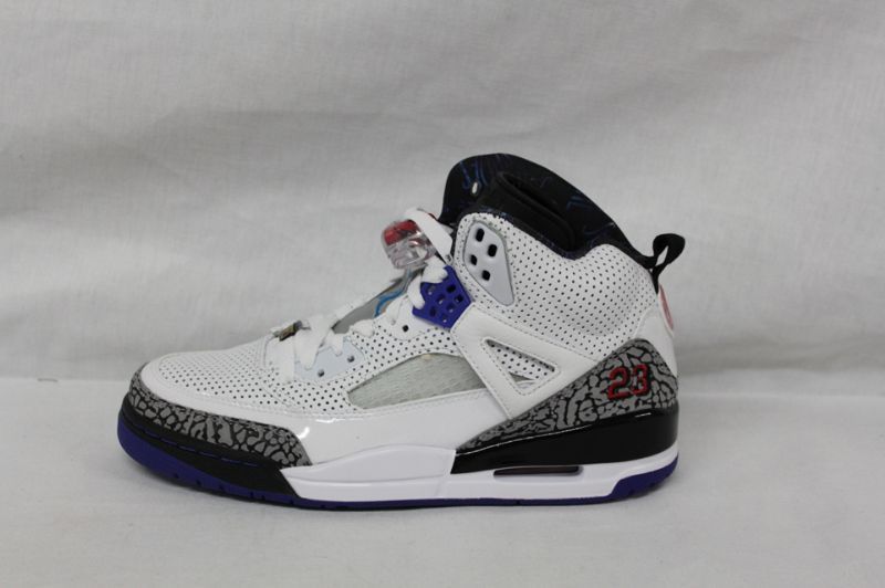 Men Jordan Spizike 315371 102 White/Purple/Varsity Red  