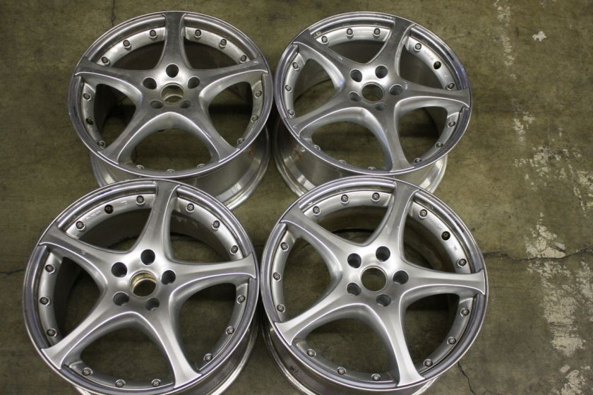 Speedline Aluminum 18 Inch 5 Spoke Rims Set for Audi  