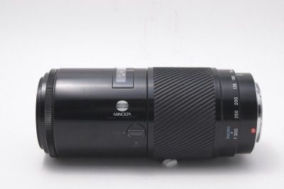   Minolta Maxxum AF 75 300mm f/4.5 5.6 for Sony Alpha w/HOYA UV 55mm