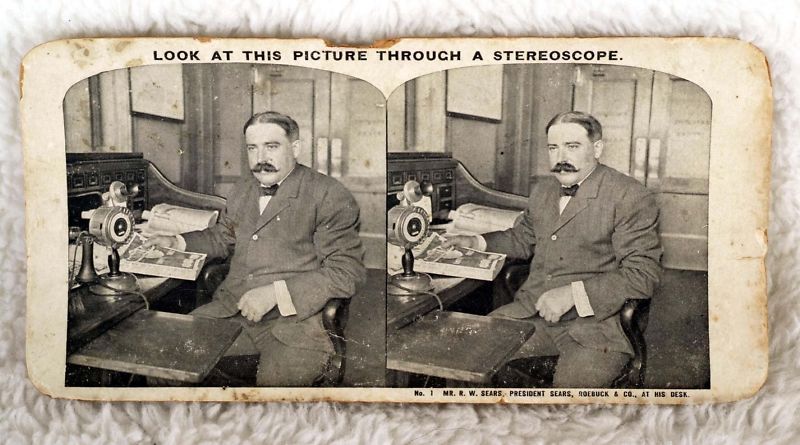 STEREOVIEW   Mr.R.W.   Stereo View    Roebuck  