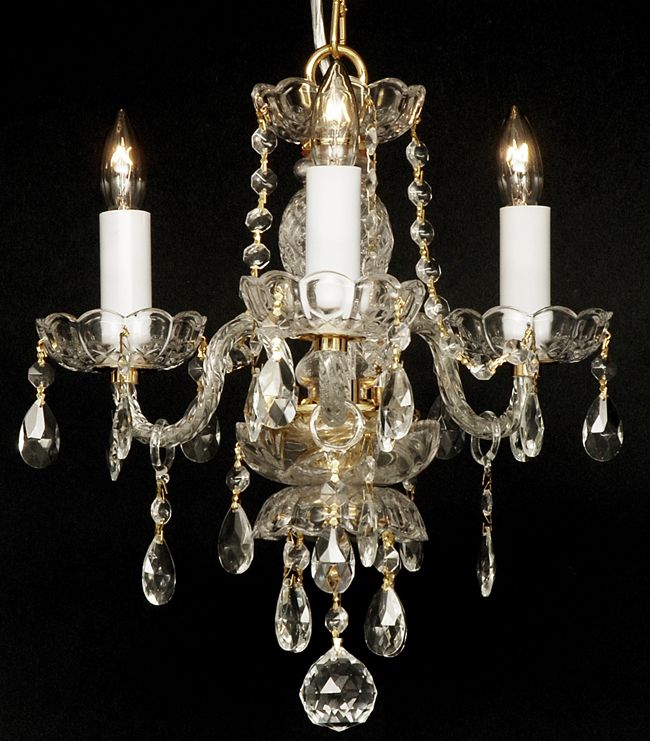 AUTHENTIC ALL CRYSTAL CHANDELIER LIGHTING 13HX12W 3LTS  