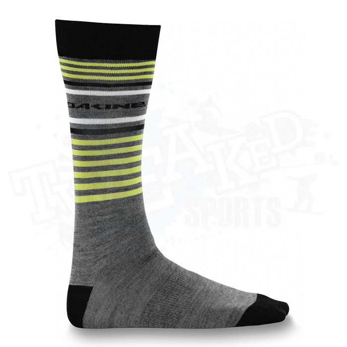 New 2012 Dakine Glide Winter Snow Socks   Charcoal   Size Medium 