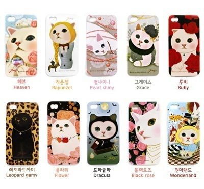 Jetoy Smart Choo Choo Cat V1 Case for iPhone 4 +Cleaner  