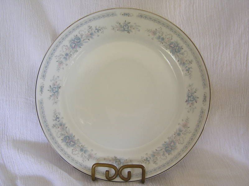 Christine Blue Floral Porcelain China 2 Dinner Plate  