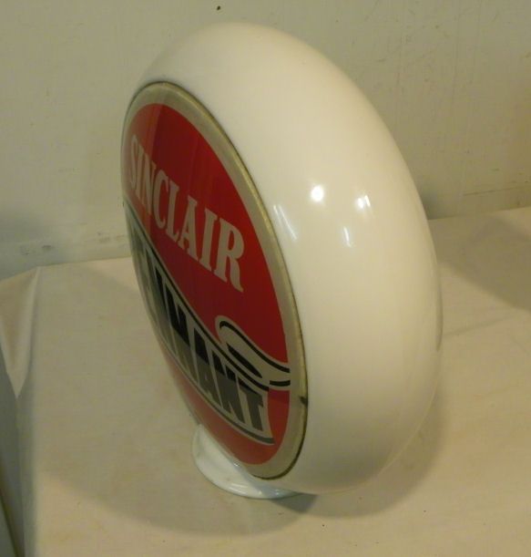 Antique Sinclair Pennant Gas Globe Gasoline Advertising  