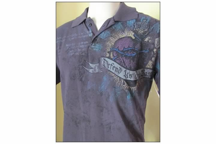 Mens Monarchy Black Polo Style Shirt T Extra Large XL  