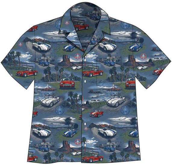 NEW Shelby Cobra Cars Hawaiian Shirt M/L/XL/2X/3X  