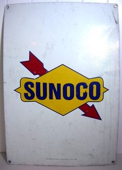 SUNOCO GAS STATION METAL SIGN * $35.00  