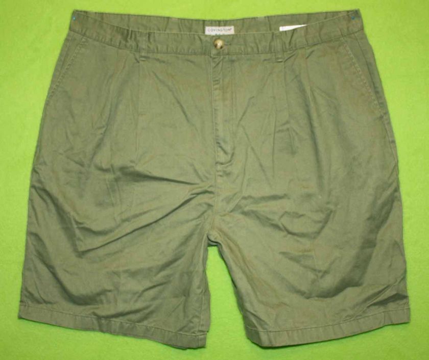 Covington sz 44 Green Khaki Mens Shorts DD58  