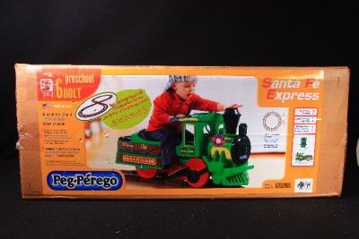 Peg Perego Santa Fe Express Ride on Train & 12 Pcs Track NEW in BOX 