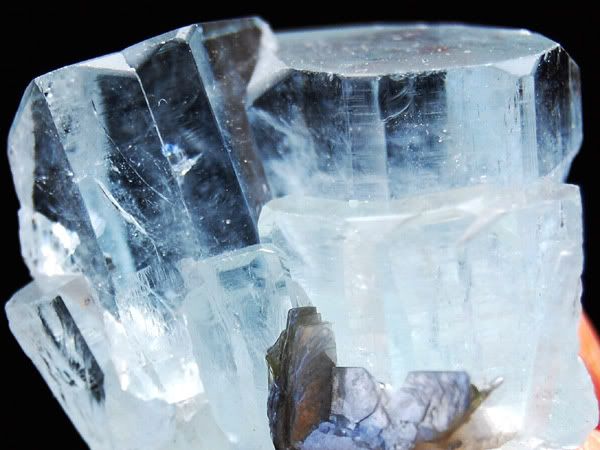 Sharp Aquamarine w/Muscovite Mica Nagar, Pakistan AQ24  