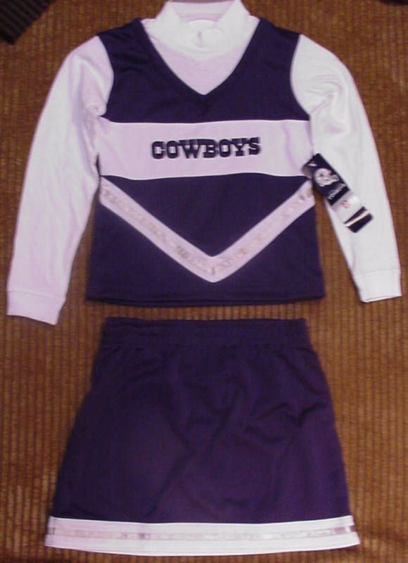 NWT DALLAS COWBOYS CHEERLEADER DRESS Toddler Baby 2T 2  