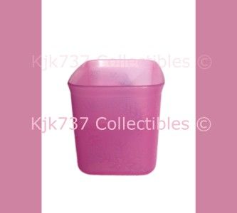 TUPPERWARE SNOWFLAKE PETIT SM SQ ROUNDS 7OZ MULTI CLR  