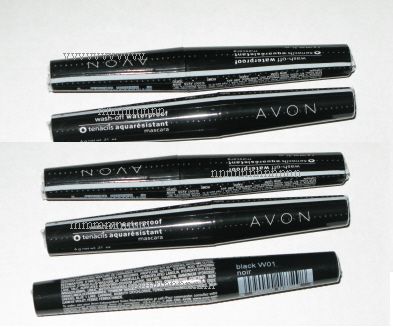 LOT 12 Avon WASH OFF WATERPROOF Mascara. BLACK OR BROWN 094000187298 