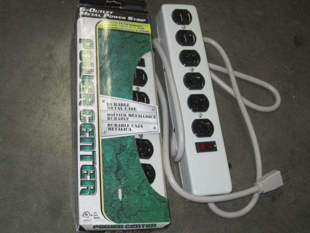 LEVITON ELECTRICORD A 1486 006 AS 6 OUTLET POWER STRIP  