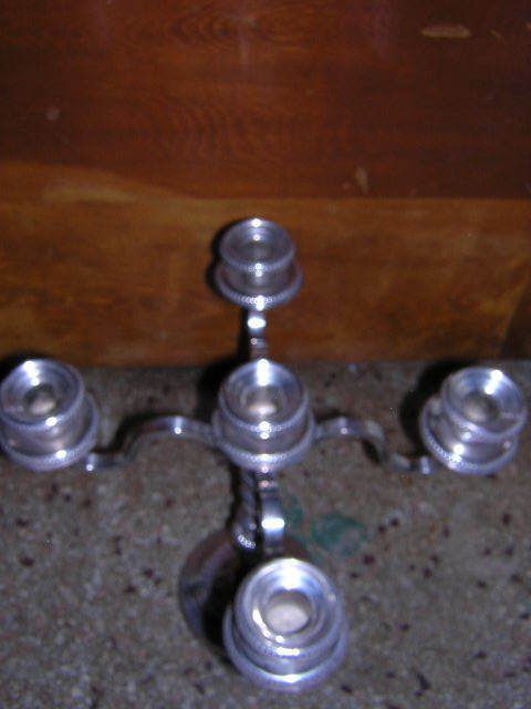 Candelabra Silverplate 4 arm 5 Light  