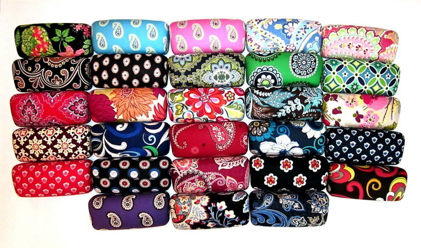 Vera Bradley Hard Sunglass Eyeglass Case Choice of 28 Patterns New 