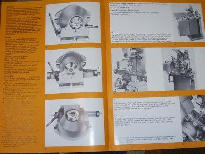 Vtg Johann Ketterer Catalog~Vollma Collet/Dividing Head  