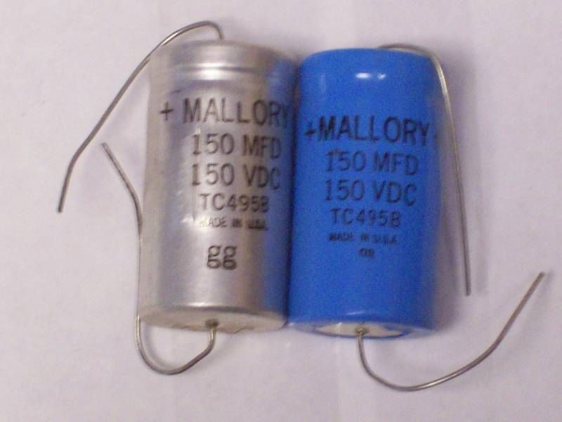 TC495B Mallory CDE capacitor 150 uf 150 vdc TC495 new  