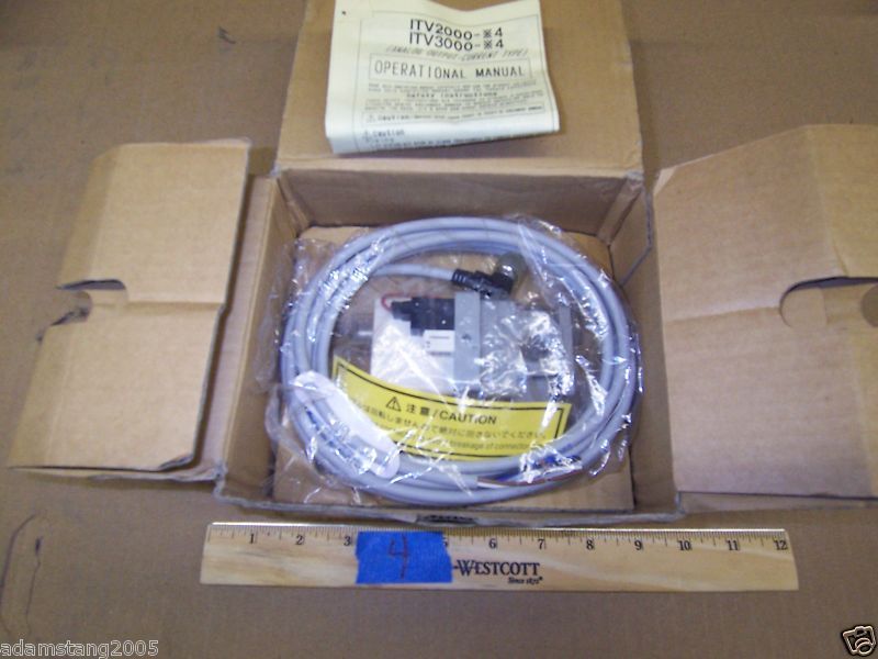 SMC E/P REGULATOR ITV2050 04N3L4 X69 W/CABLE AND MANUAL  