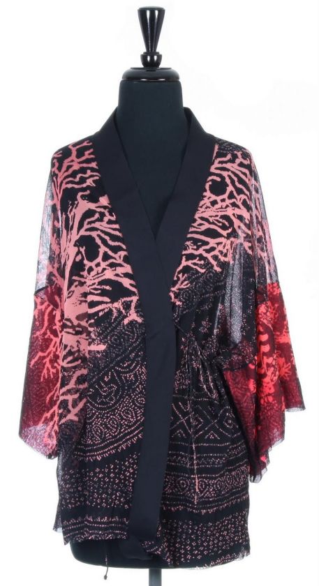 Authentic JOHN PAUL GAULTIER Kimono Wrap Top, Size M  