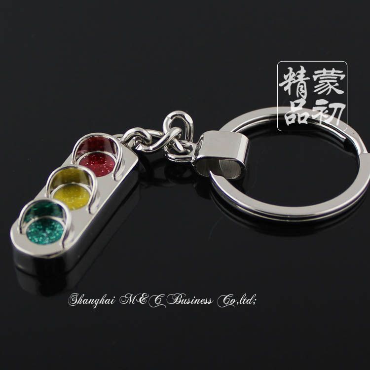   3D Traffic lights signal lights Key Chain Ring Keychain Key Fob  