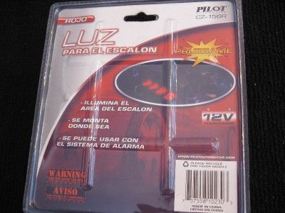   is a NEW RED LED STEP LIGHTS 4 PACK CAR TRUCK SUV LIGHT KIT