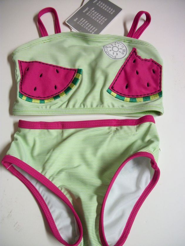 KOALA KIDS GIRL 2 PC SWIMSUIT SIZE 12 MO WATERMELON  