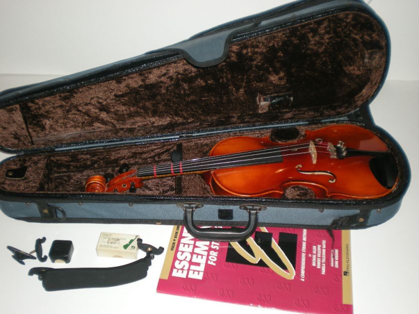 TON KLAR Dancla GERMAN 126 3/4 Violin Student Case Lot  