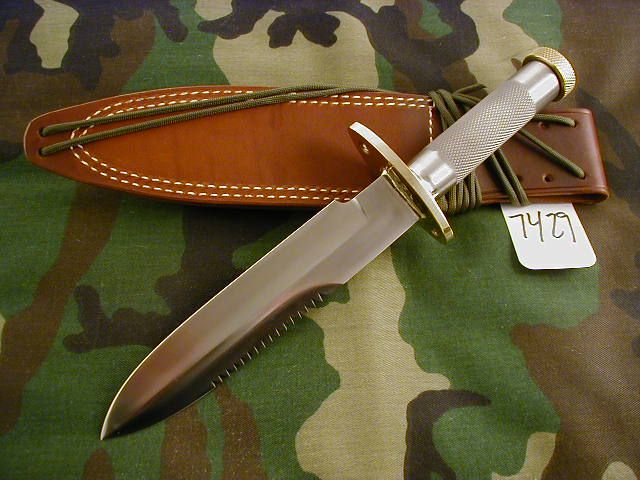 RANDALL KNIFE KNIVES #18 7 1/2,SS,KNH,CI #7429  