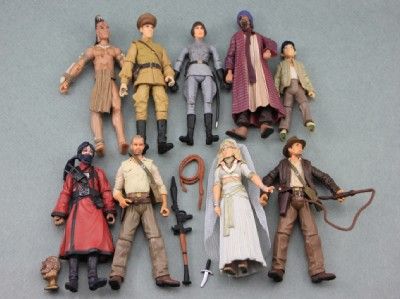 FREE SHIP LOT 9 PCS INDIANA JONES His Wife Russian Colonel Dovchenko 