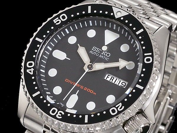 Seiko Diver Series 200m Black Boy W atch SKX007K2