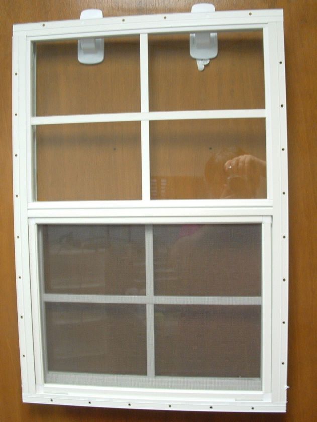 Shed Window 18 x 27 White Flush playhouse, garage, treehouse  
