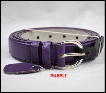 New Womens Skinny Leather Belts (6 Different Color) S,M,L,XL # 3 