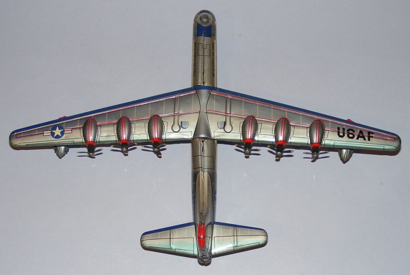 Bandai #397 Tinplate Convair B 36 Bomber VINTAGE 1950s EXCELLENT 