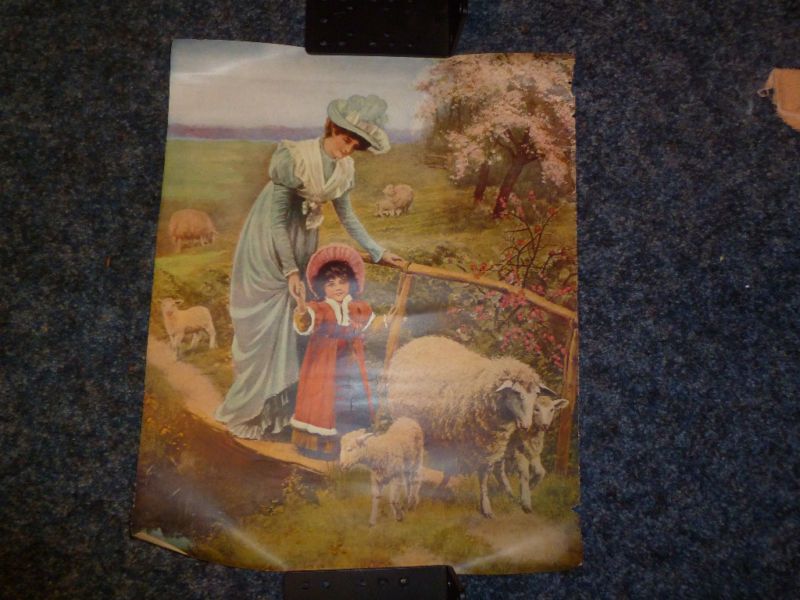 Vintage Fond Mothers Color Print   James Lee Co Chicago  