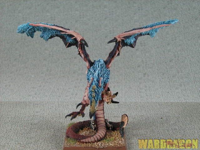 25mm Warhammer WDS painted Warriors of Chaos Cockatrice w83  