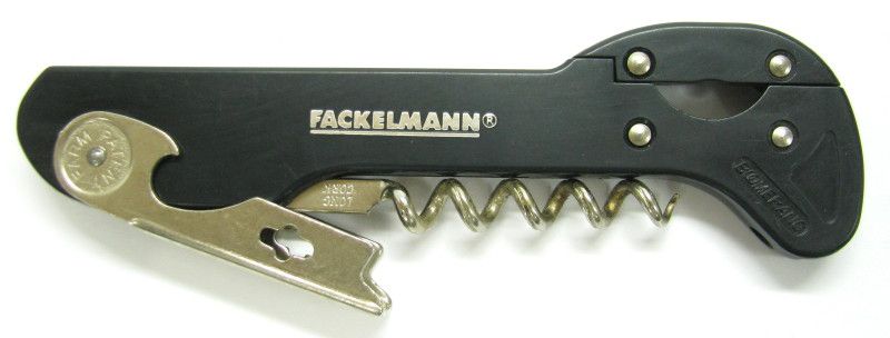 FACKELMANN OLD OPENER LONG CORK BOOMERANG FARM PATENT x  