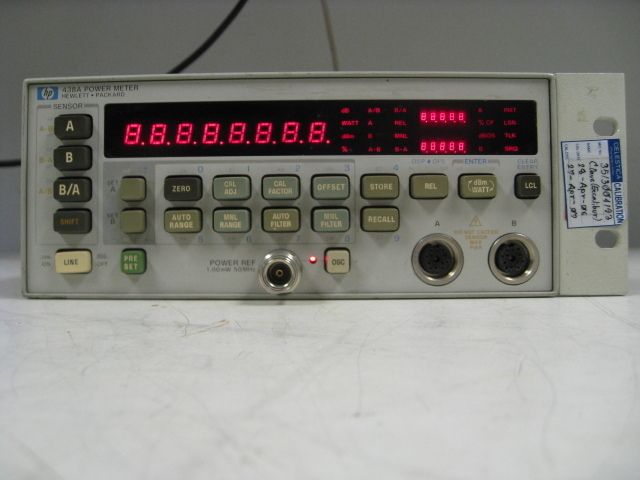 HP 438A RF Bench Power Meter  